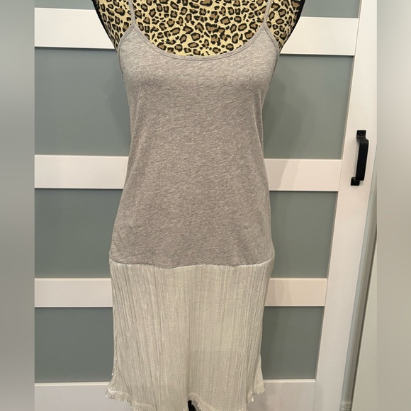 Zara Gray and Silver Twofer Midi Dress - Picture 4 of 6